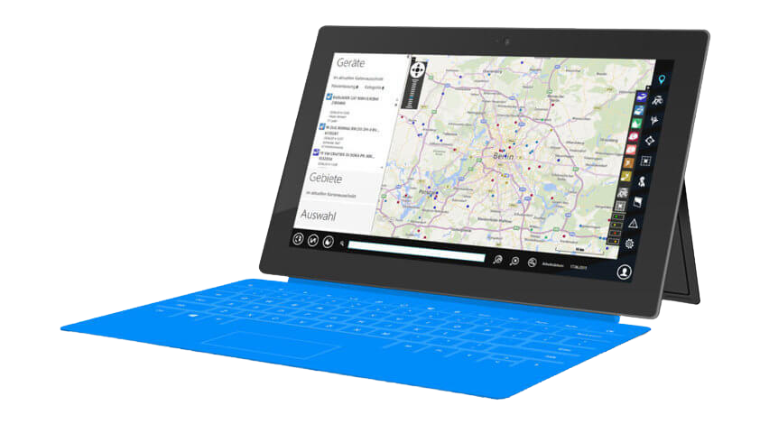 Monitor mit der Lösung von prodot