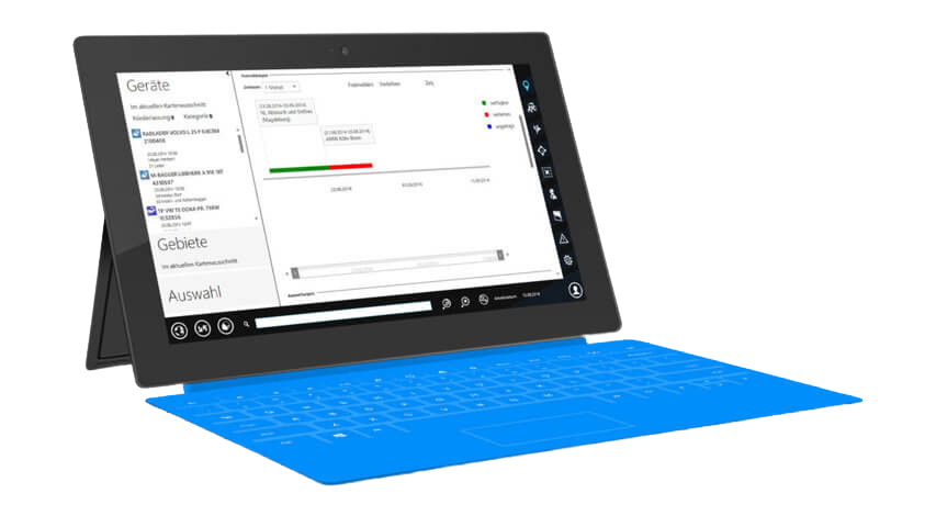Monitor mit der Lösung von prodot