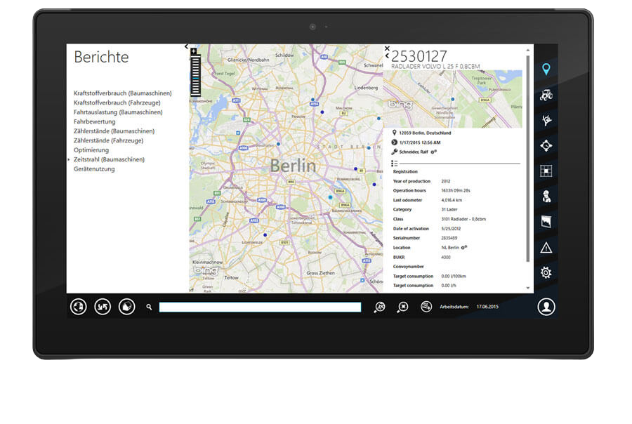 Monitor mit der Lösung von prodot
