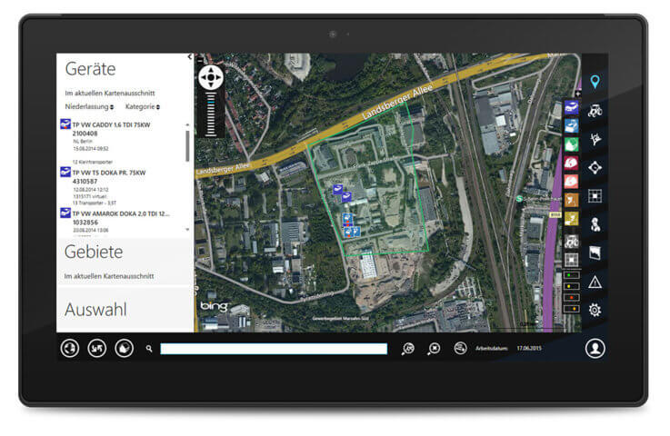 Monitor mit der Lösung von prodot