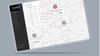 Die IoT-X Plattform zeigt einen Ausschnitt der Karte mit Fahrzeugselektionen.