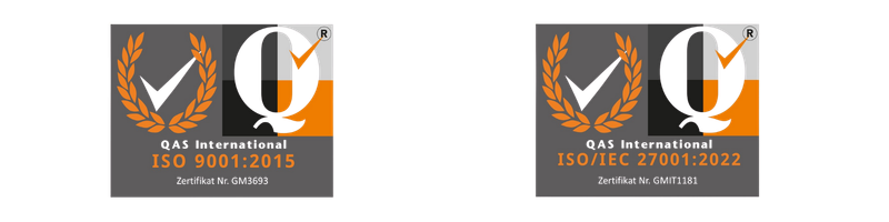 ISO Zertifizierungen