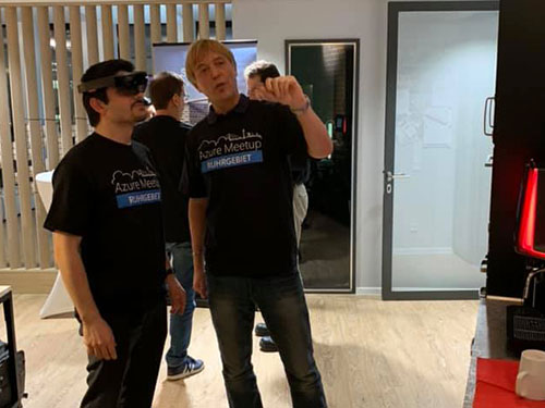 HoloLens im Einsatz Foto vom HoloLens
