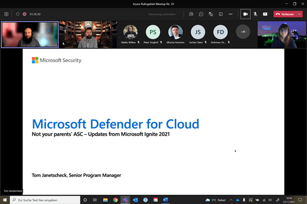 Titelfolie Microsoft Defender for Cloud