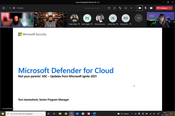 News von der Ignite 2021 - Microsoft Defender for Cloud Titelfolie Microsoft Defender for Cloud