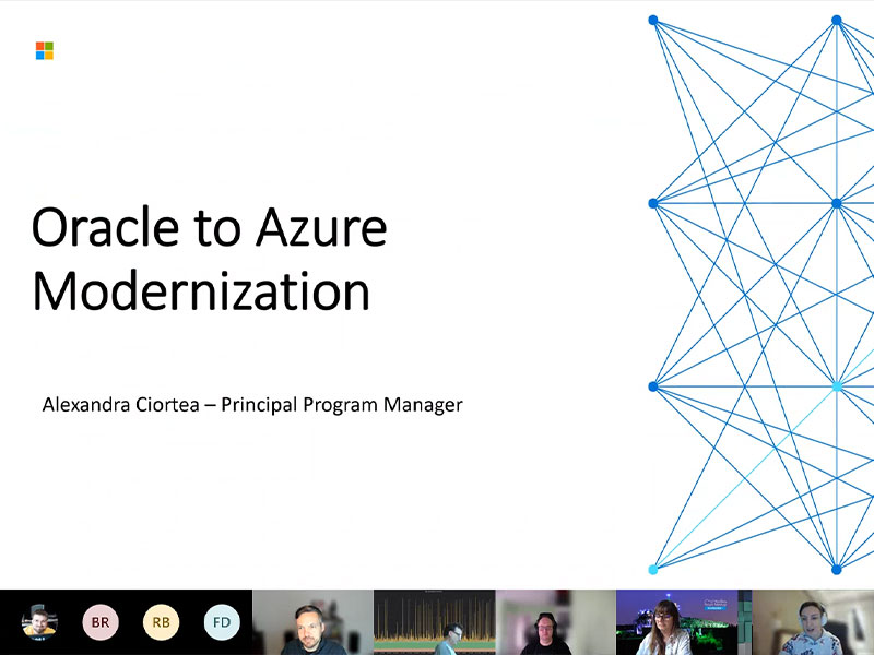 Speaker der Session über Modernize your Oracle workloads to Azure Data