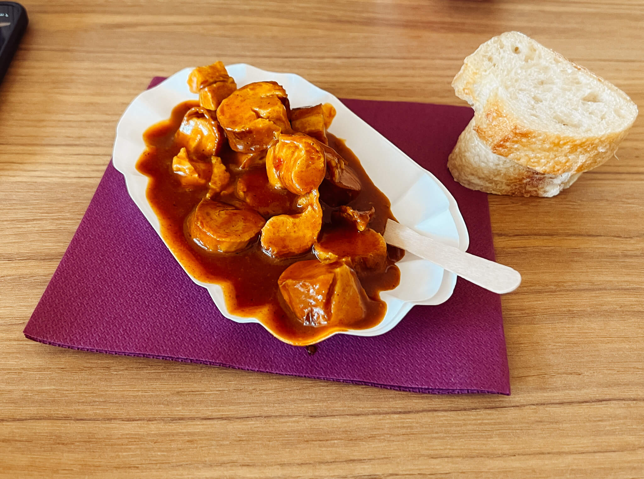 Currywurst beim Azure Meetup Ruhrgebiet Mai 2023