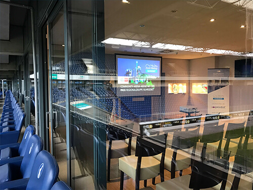 Foto von dem Heimatstadion des Fußballvereins MSV Duisburg