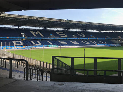 Foto vom Blick ins MSV-Stadion