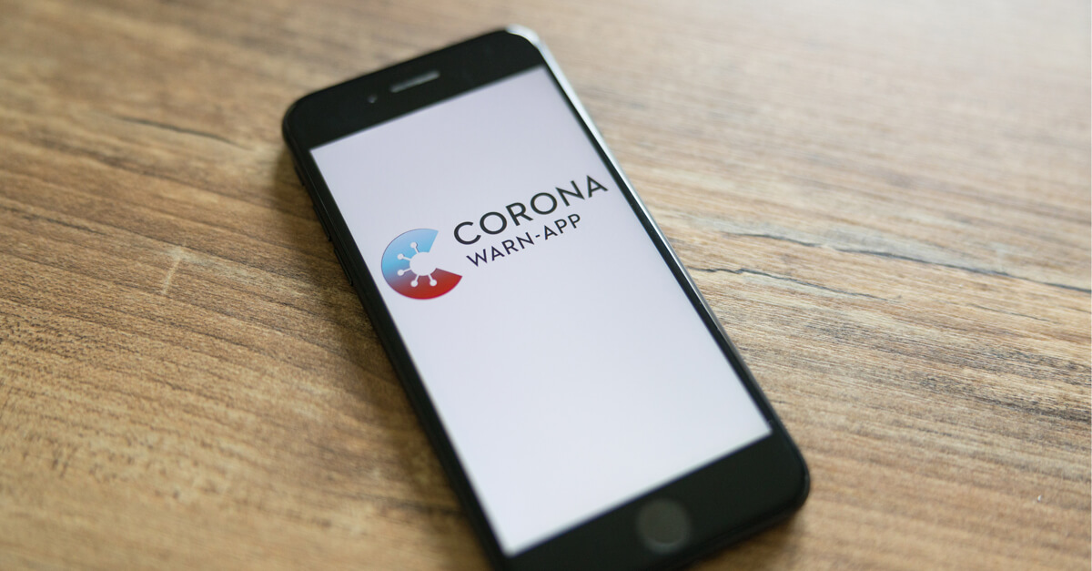 Bild der Corona-Warn-App von SAP und Telekom