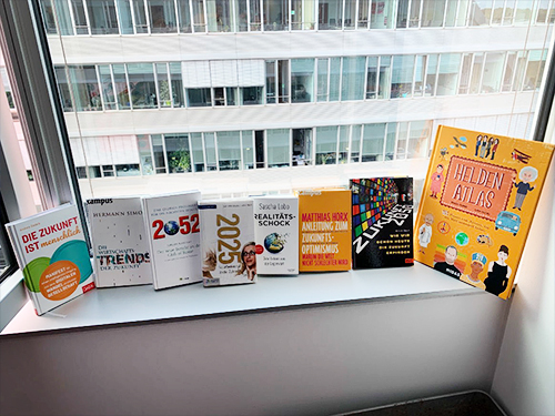 Buchempfehlungen zu unseren Workshops Foto der Bücher unserer Workshops