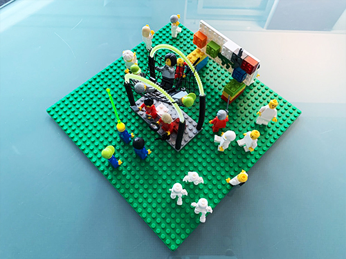Foto der Lego-Ergebnisse
