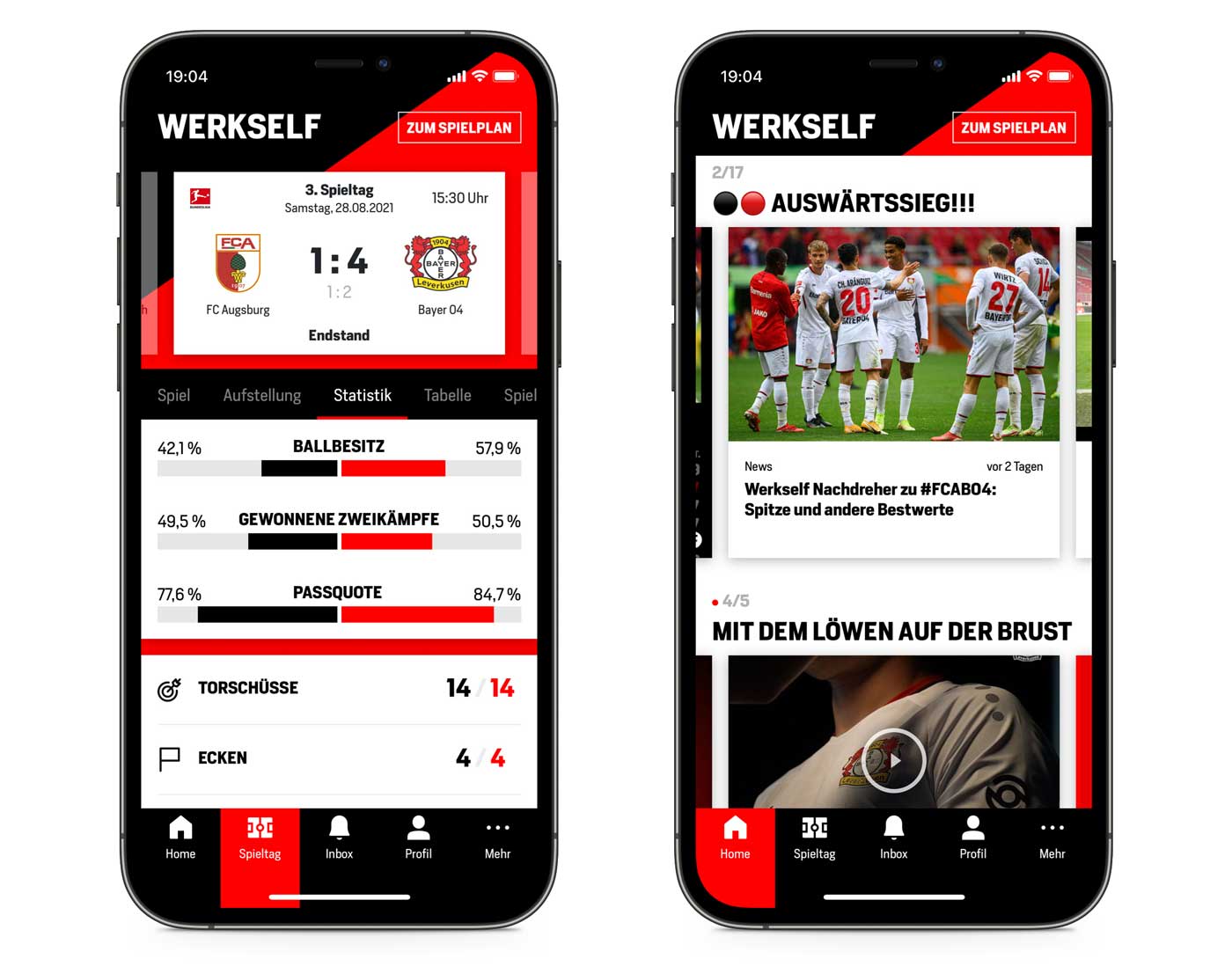 Bayer 04 Smartphone App