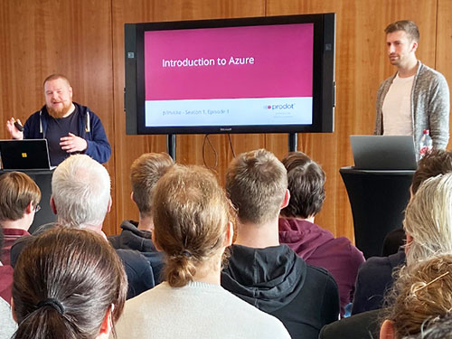 Schulung zu Azure Foto von unserer Schulung