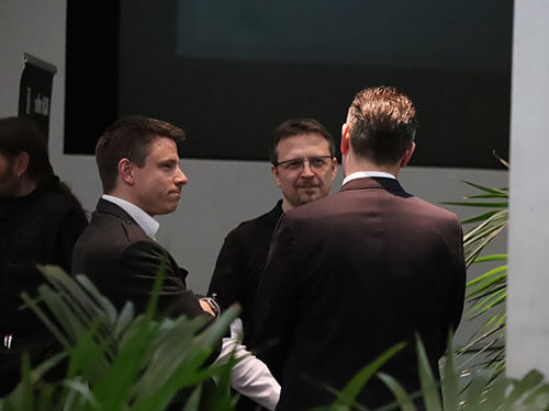 Mischa Hüschen und Axel Dittmann von Microsoft Foto von Mischa Hüschen und Axel Dittmann von Microsoft