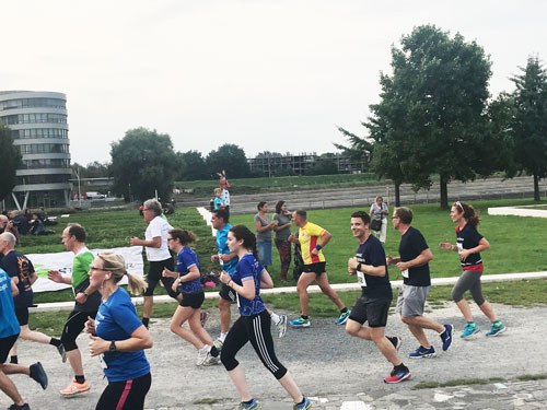 Mischa Hüschen beim TARGOBANK Run 2017 Foto vom TARGOBANK Run 2017