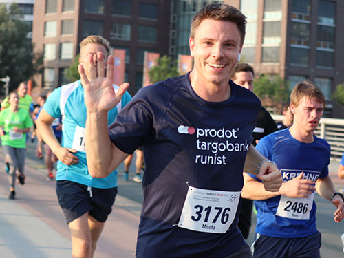 Das prodot Team für den TARGOBANK Run 2018 Foto vom TARGOBANK Run 2018