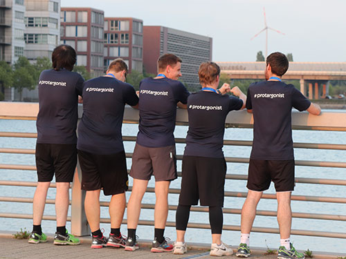 Das prodot Team für den TARGOBANK Run 2018 Foto vom TARGOBANK Run 2018