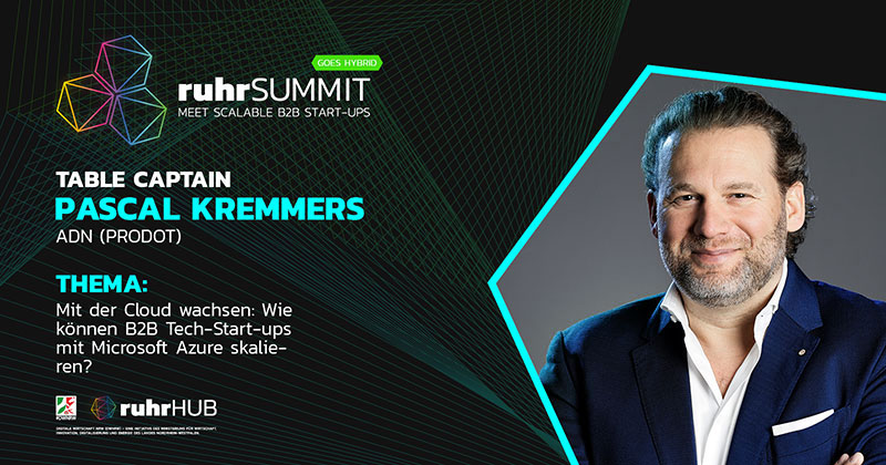 Skalieren mit Microsoft Azure – ruhrSUMMIT 2021 prodot Table Discussion ruhrSUMMIT 2021