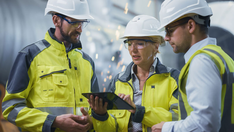 Mobile monitoring in industrial plants